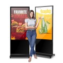 55" Digital Signage Display Touch Screen 4K UHD LCD Floor Standing Kiosk