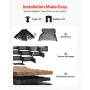 Gravel Grid, 4 Inch Depth, 17.06 x 8.86 FT / 5200 x 2700 mm, 1880 LBS Per Sq ft Grass Ground Retainer, Permeable Geo Grids Drive