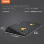 Upgraded Rubber Threshold Ramp, 3.5" Rise Door Ramp with 1 Channel, Natural Rubber Car Ramp with Non-Slip Textured Surface, 3306