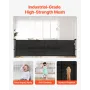 Retractable Baby Gate, 870 mm Tall, Extends up to 2800 mm Wide, Retractable Gate for Kids or Pets, Mesh Material, Easy to Instal