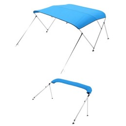 3 Bow Boat Bimini Tops 72"Lx(85"-90")W x 46"H Awning Canopy Pacific Blue