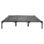 Elevated Dog Bed for Large Dogs, Portable Raised Dog Cot with Steel Metal Frame and Breathable Teslin Mesh, Indoor & Outdoor Pet