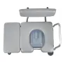 Bedside Commode Chair, 227 kg Weight Capacity, 4-in-1 Portable Toilet and Raised Toilet Seat with Padded Seat and Backrest, Deta
