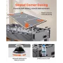 Foosball Table, 121 cm Standard Size Table, Indoor Full Size Foosball Tables for Home, Family, and Game Room, Durable Soccer Set