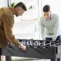 Foosball Table, 121 cm Standard Size Table, Indoor Full Size Foosball Tables for Home, Family, and Game Room, Durable Soccer Set
