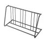 Bike Rack, Fits Tire Width 3 Inch/76.2 mm, Carbon Steel Double-Sided Grid Bike Rack Stand, Freestanding Bicycle Storage Holder f