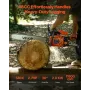 VEVOR 58 cc Gas Chainsaw, 20 inch Gas Powered Chainsaw, 2.7 HP Power Chain Saw with Non-Slip Handle, Gas-Powered Chainsaws with 