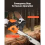 VEVOR 58 cc Gas Chainsaw, 20 inch Gas Powered Chainsaw, 2.7 HP Power Chain Saw with Non-Slip Handle, Gas-Powered Chainsaws with 