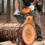 58 cc Gas Chainsaw, 20 inch Gas Powered Chainsaw, 2.7 HP Power Chain Saw with Non-Slip Handle, Gas-Powered Chainsaws with Dual F