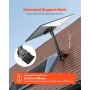 Starlink Gen 3 Roof Mount, 30-150° Adjustable Angle Mounting Roof Pole Adapter, Heavy-Duty Steel Starlink Standard Gen 3 Pipe Ki