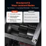 Plastic Shredder Crusher, 3HP/2.2KW Plastic Bottle Grinder Granulator, 100-150kg/h Capacity Pulverizer Recycling Machine with Wh