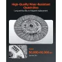 Clutch Kit with Pressure Plate, Heavy Duty OEM Clutch Kit, OEM Replacement Transmission Clutch Kit Compatible with 2004-2006 Sma