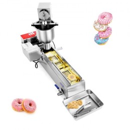 Commercial Automatic Donuts Machine Doughnut Maker Single Row 90 PCS/H