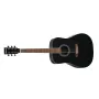 41 in / 1041.4 mm Dreadnought Acoustic Guitar Beginner Bundle for Adult Taller Black