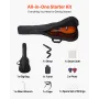 VEVOR 40 in / 1016 mm Dreadnought Acoustic Guitar Beginner Bundle Gig Bag Adult Sunburst