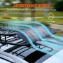 Roof Rack Cargo Basket, 162.6 cm x 99.1 cm x 15.2 cm Rooftop Cargo Carrier with Extension, Heavy-duty Steel 90.7 kg Capacity Uni