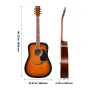 41 tommer / 1041,4 mm Dreadnought akustisk guitar begynderpakke