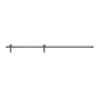 10FT Sliding Barn Door Hardware Kit, 330 LBS Weight Capacity, Compatible with 60 Inches Max Width & 1-3/8 to 1-3/4 Inches Thickn