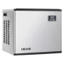 VEVOR Commercial Ice Maker Machine - Head, 249.5 kg/Day Stainless Steel Ice Machine with Self-Cleaning, Scheduled Ice-Making, Ad