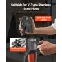 VEVOR V22 Pressing Jaw, 22mm Press Jaw for V-Type Stainless Steel Pipes, High-Strength Carburized Steel Crimping Jaws Compatible