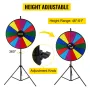 18â €  Prize Wheel Tripod Floor Stand Color Prize Wheel