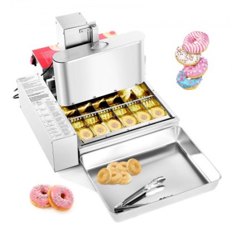 Commercial Automatic Donuts Making Machine Doughnut Maker 6 Rows 360 PCS/H