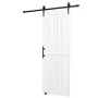 Sliding Barn Door, 762 x 2134mm, High-Strength MDF Panel, Barn Door with Hardware Kit, Water-Proof PVC Surface, Easy to Install,