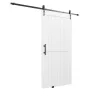 VEVOR Sliding Barn Door, 1067 x 2134mm, High-Strength MDF Panel, Barn Door with Hardware Kit, Water-Proof PVC Surface, Easy to I