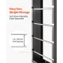 Wire Spool Rack, 4 Adjustable Rods, Cold-Rolled Steel Wire Spool Holder Wall Mounted for Multi-Spools, Wiring Storage, 68kg / 15