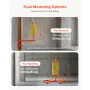 Cable Dispenser, Floor or Stud Mounted, Wire Spool Rack, Portable Wire Rack Dispenser with Anti-Slip Metal Handle for Wiring Tra