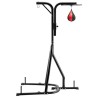 2 in 1 Heavy Duty Punching Bag Frame Boxing Punching Fitness Stand Steel
