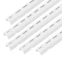 hyldepilaster, 60-tommer 5-pack, dobbeltsporet opretstående