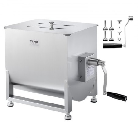 Manual Meat Mixer 80L Fixed Tank Mixing Max 80LB for Meat Sausage Mixer