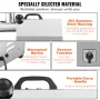 Electric Meat Grinder, 360.7 kg/H Capacity, 1100W (6000W MAX) Industrial Meat Mincer with 2 Blade, 3 Grinding Plates, Sausage Ma
