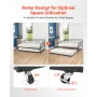 VEVOR Fuld størrelse Daybed stel, Day Bed med trille, Heavy Duty Metal Platform Sengeramme, Fuld Daybed med metal lameller