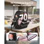 Tool Backpack, 56 Pockets, Heavy-duty Tools Storage Organizer Work Bags with Laptop Compartment & Molded Base, Electrician Jobsi