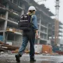 Tool Backpack, 56 Pockets, Heavy-duty Tools Storage Organizer Work Bags with Laptop Compartment & Molded Base, Electrician Jobsi