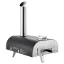 Outdoor Pizza Oven, 12 Inch Wood Fired Pizza Ovens, Pellet Pizza-Stove with Thermometer, Portable Pizza-Maker for Outside Backya