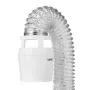 3-in-1 Indoor Dryer Vent Kit, with Bucket for Electric Dryer with 101.6 mm by 5-Feet Extendable Exhaust Hose, Premium Quality & 