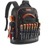 VEVOR Tool Backpack, 64 Pockets, Heavy-duty Tools Storage Organizer Work Bags with Laptop Compartment & Molded Base, Electrician