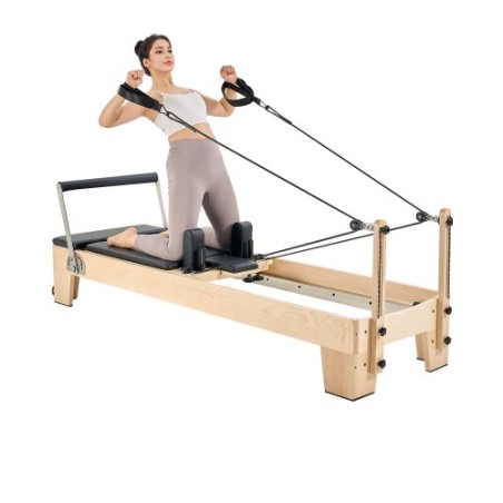 Pilates Reformer Wood Pilates Machine Home Gym træningsudstyr