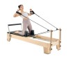 Pilates Reformer Wood Pilates Machine Home Gym Workout Equipment