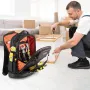 VEVOR Tool Backpack with Tools, 65 Pockets, Heavy-duty Tools Storage Organizer Bags with Laptop Compartment & Molded Base, Elect
