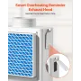 3-in-1 Indoor Dryer Vent Kit,Premium ABS Material with Water Drawer Fits 99 mm Exhaust Port, Smart Overheating Reminder Exhaust 