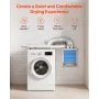 3-i-1 indendørs tørreventilationssæt, premium ABS-materiale med