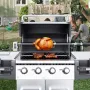 Universal Grill Rotisserie Kit BBQ Roaster 32 "/39" Spit Rod