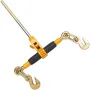 VEVOR Ratchet Chain Binder, 5/16"-3/8" Heavy Duty Load Binders, with G80 Hooks 7,100 lbs Secure Load Limit, Labor-saving Anti-sk