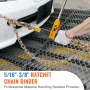 VEVOR Ratchet Chain Binder, 5/16"-3/8" Heavy Duty Load Binders med G80 kæder, 7100 lbs sikker belastningsgrænse,