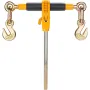 VEVOR Ratchet Chain Binder, 5/16"-3/8" Heavy Duty Load Binders with G80 Chains, 7100 lbs Secure Load Limit, Labor-saving Anti-sk