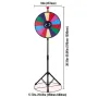 18â €  Prize Wheel Tripod Floor Stand Color Prize Wheel